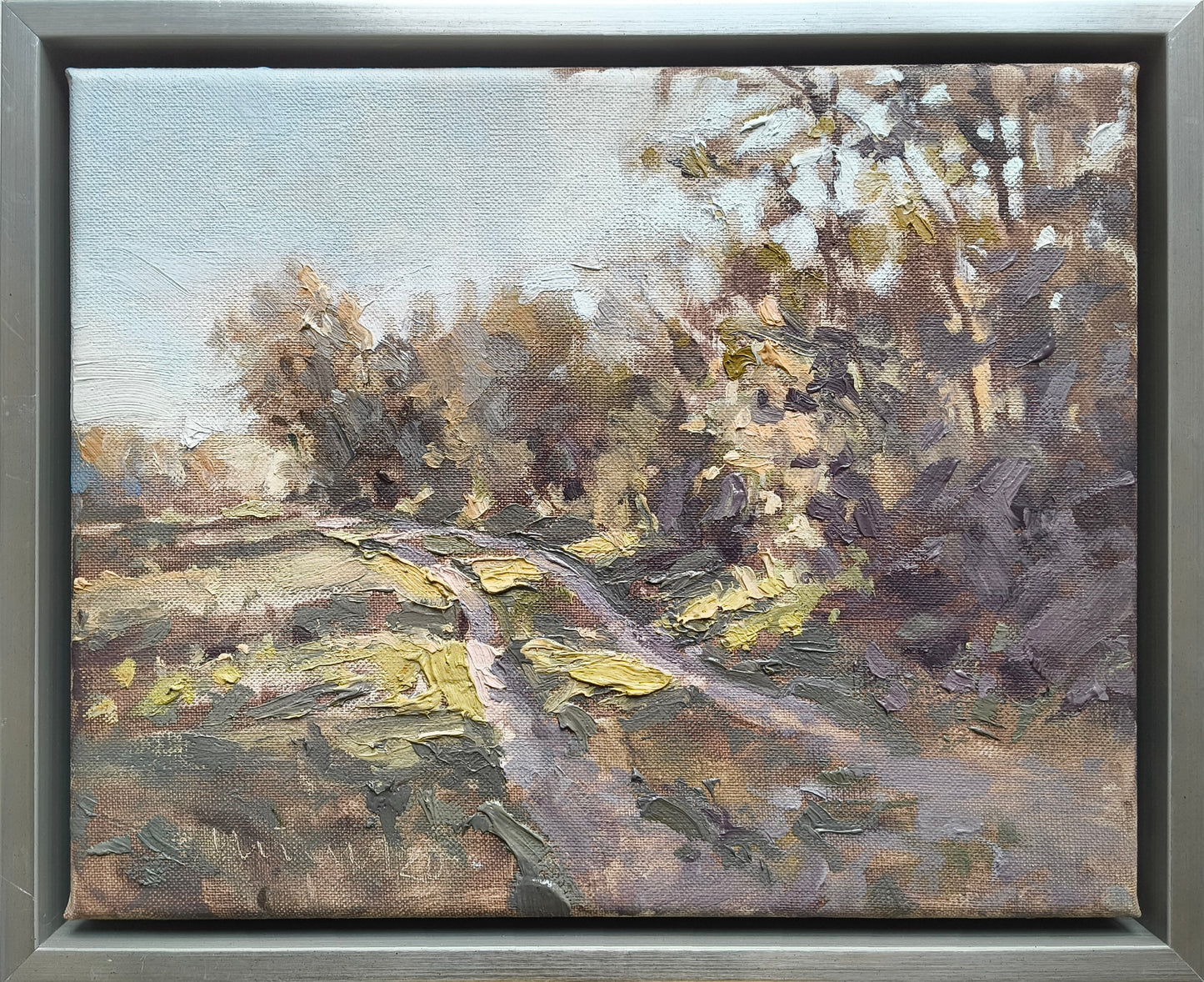 Meinel, Mathias, Septemberlicht II, 24 x 30cm, Öl auf Leinwand, 2020