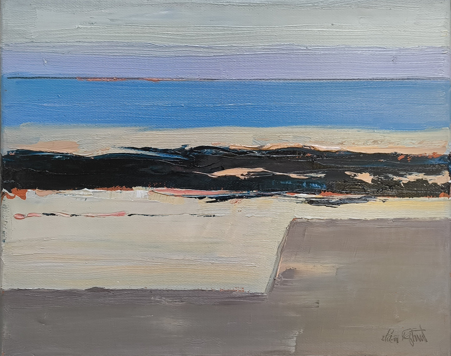 Tegtmeier, Claus, Sommerlicht, 24 x 30cm, Öl auf Leinwand