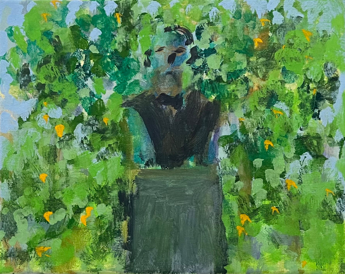 Hansen, Ulrike, Sorm im Wald, 24 x 30cm, Eitempera auf Leinwand, 2026