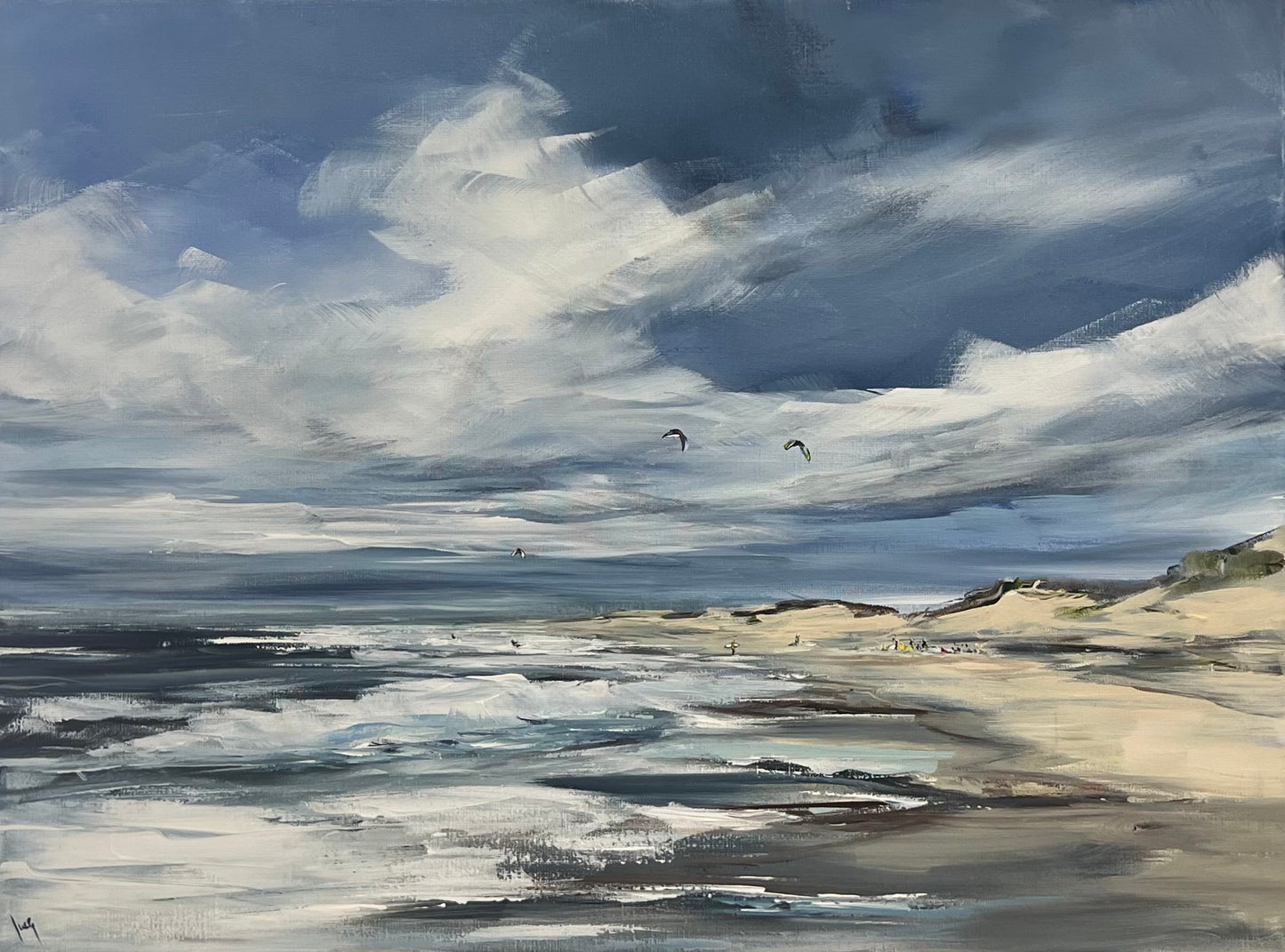 Ramm, Ines, Surfspot, 60 x 80cm, Acryl