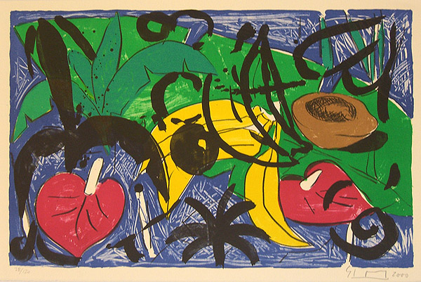 Szczesny, Stefan, Bananas-Birthday Suite, 38 x 56cm, 26/120, Lithografie