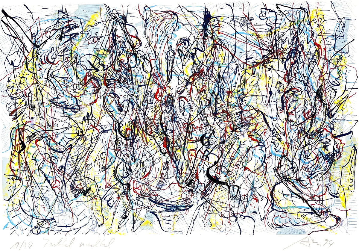 Dress, Andreas, Techtelmechtel, 30 x 45,5cm, 19/30, Siebdruck, 1994