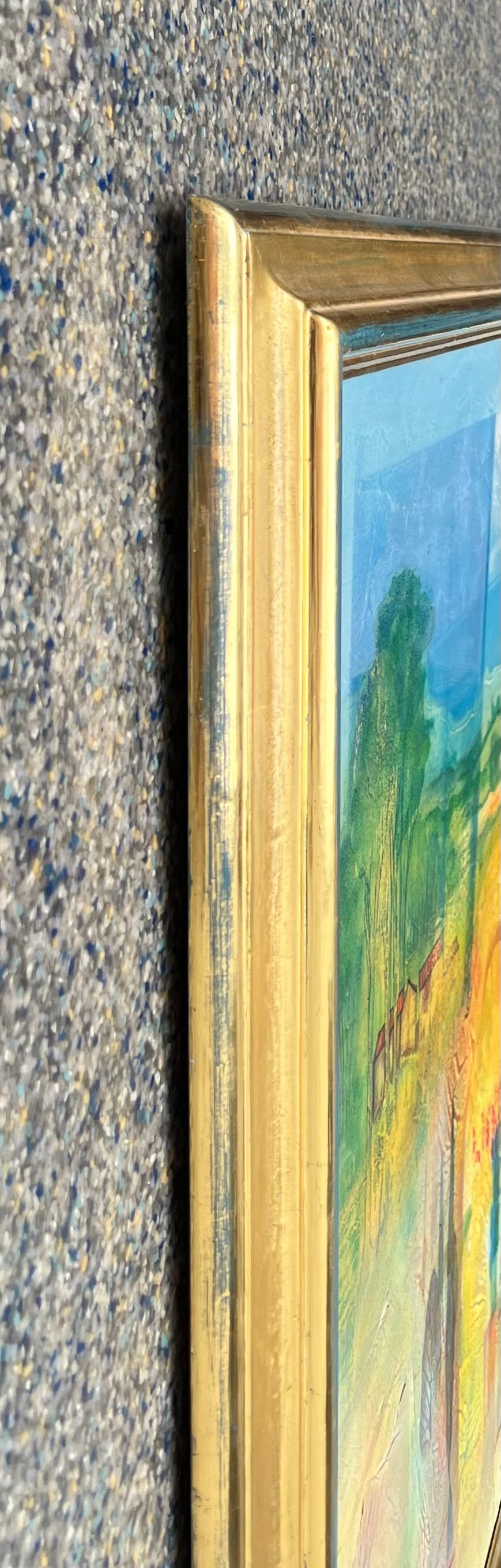 Rade, Peter, Verschleierte Landschaft I, 80 x 70cm, Acrylgemälde