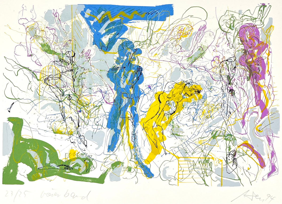 Dress, Andreas, Viererband, 30 x 45,5cm, 23/45,5cm, 23/25, Siebdruck, 1994