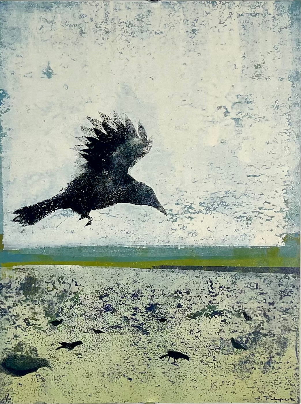 Nesterova & Tchepets, Vögel, 28 x 21cm, Mischtechnik