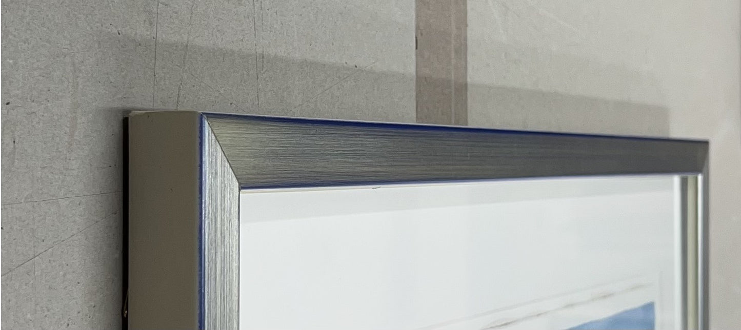 Entrich, Stephanie, Vor der Fähre/Schilf II, 30 x 40cm, Aquarell