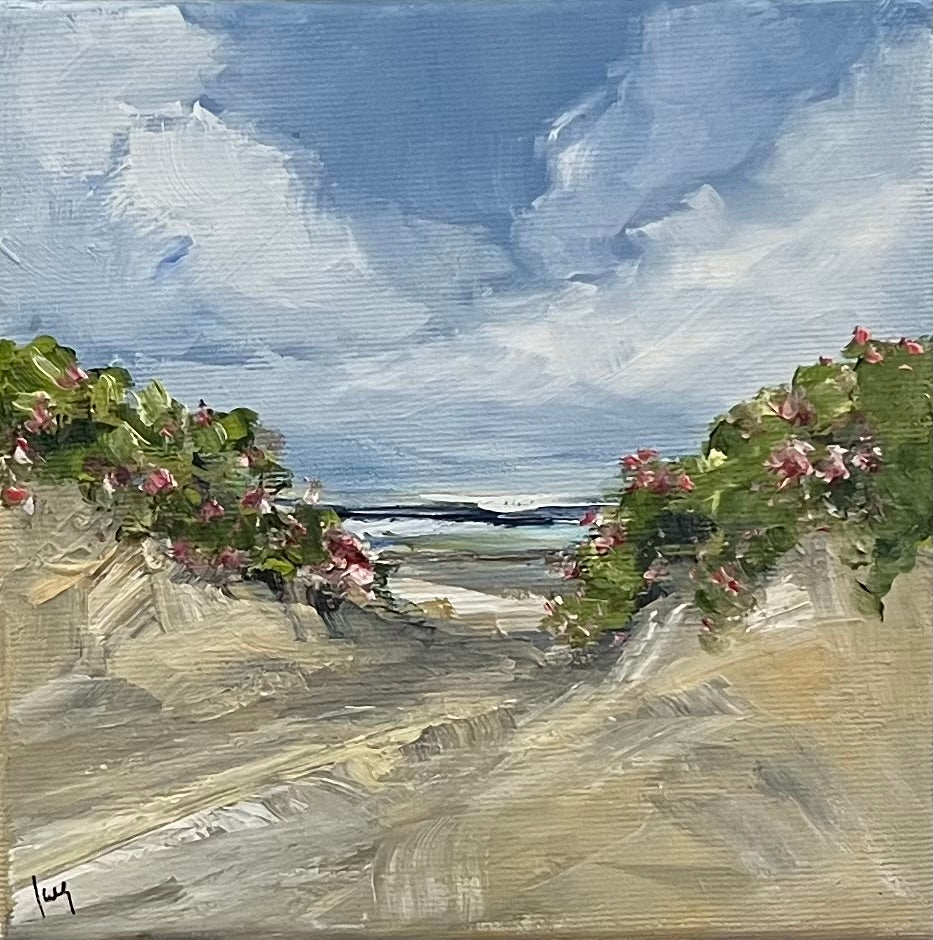 Ramm, Ines, Wasserblick, 20 x 20cm, Öl