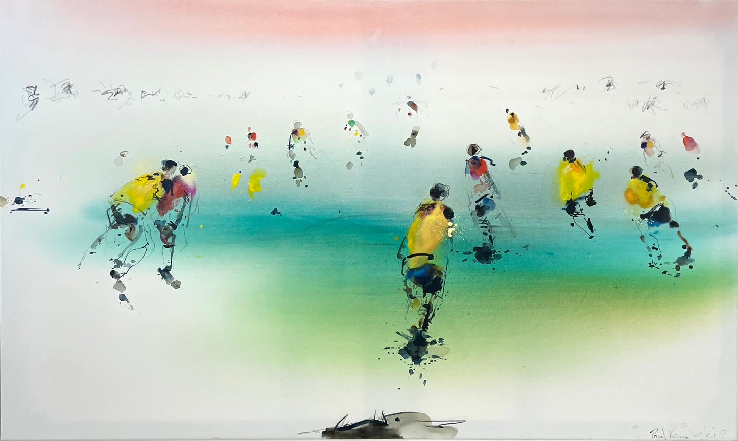 Kaminski, Paul, Watt III, 90 x 150cm, Öl und Acryl auf Leinwand