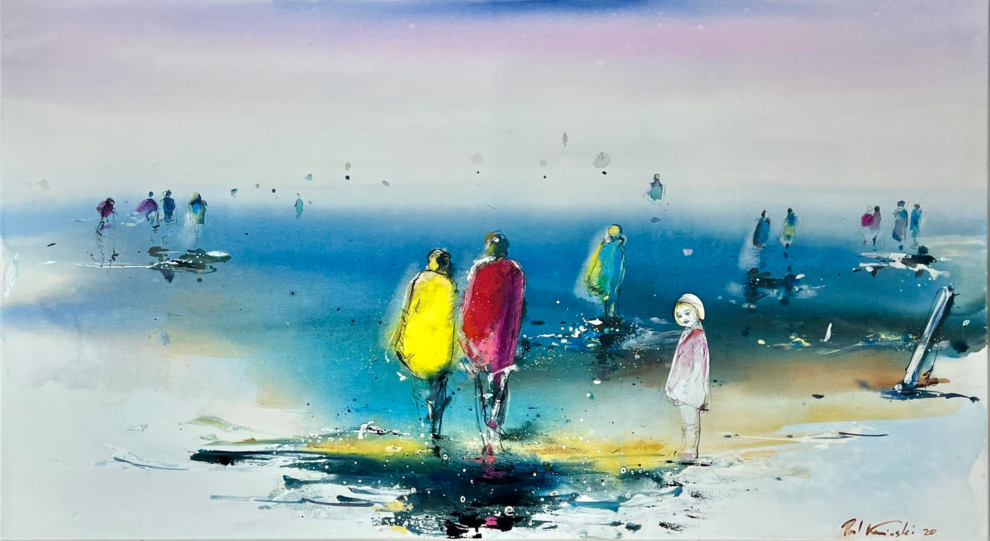 Kaminski, Paul, Watt, 100 x 180cm, Öl auf Leinwand