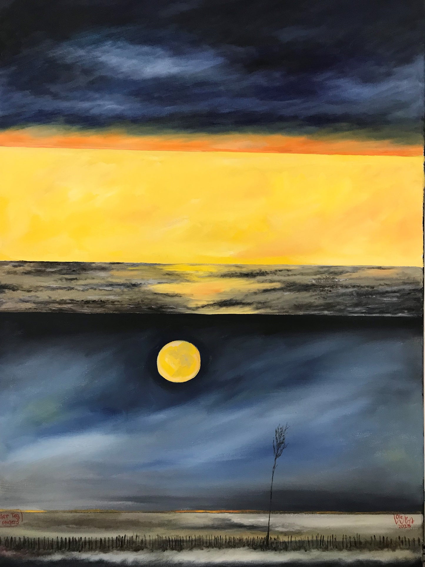 West, Ole, Jeder Tag ist anders, 70 x 50cm, Öl auf Leinwand