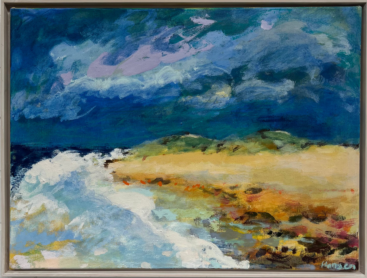 Hansen, Ulrike, Wildes Meer, 60 x 80cm, Eitempera auf Leinwand, 2026