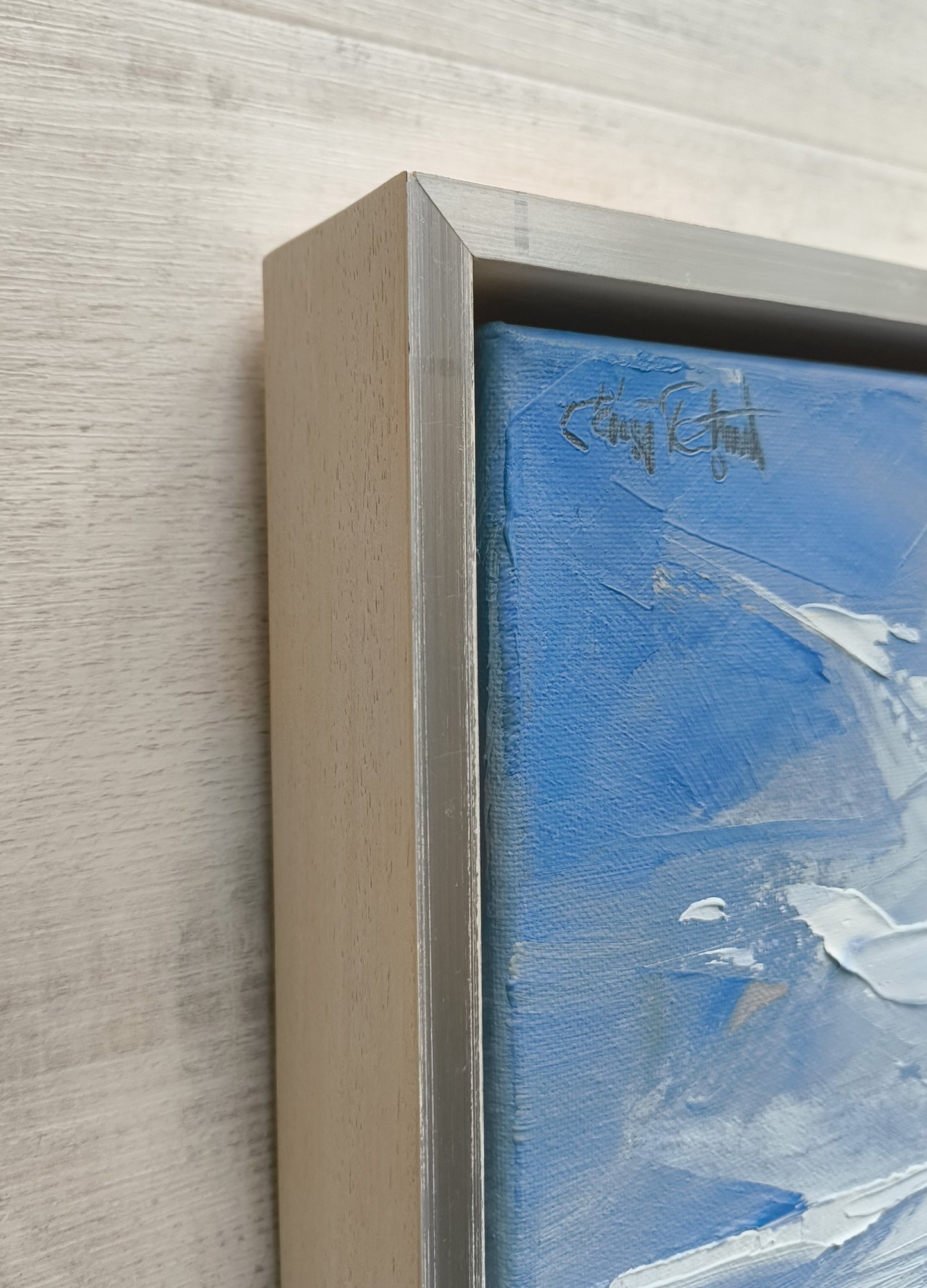Tegtmeier, Claus, Wolkenbank II, 24 x 18cm, Öl auf Leinwand