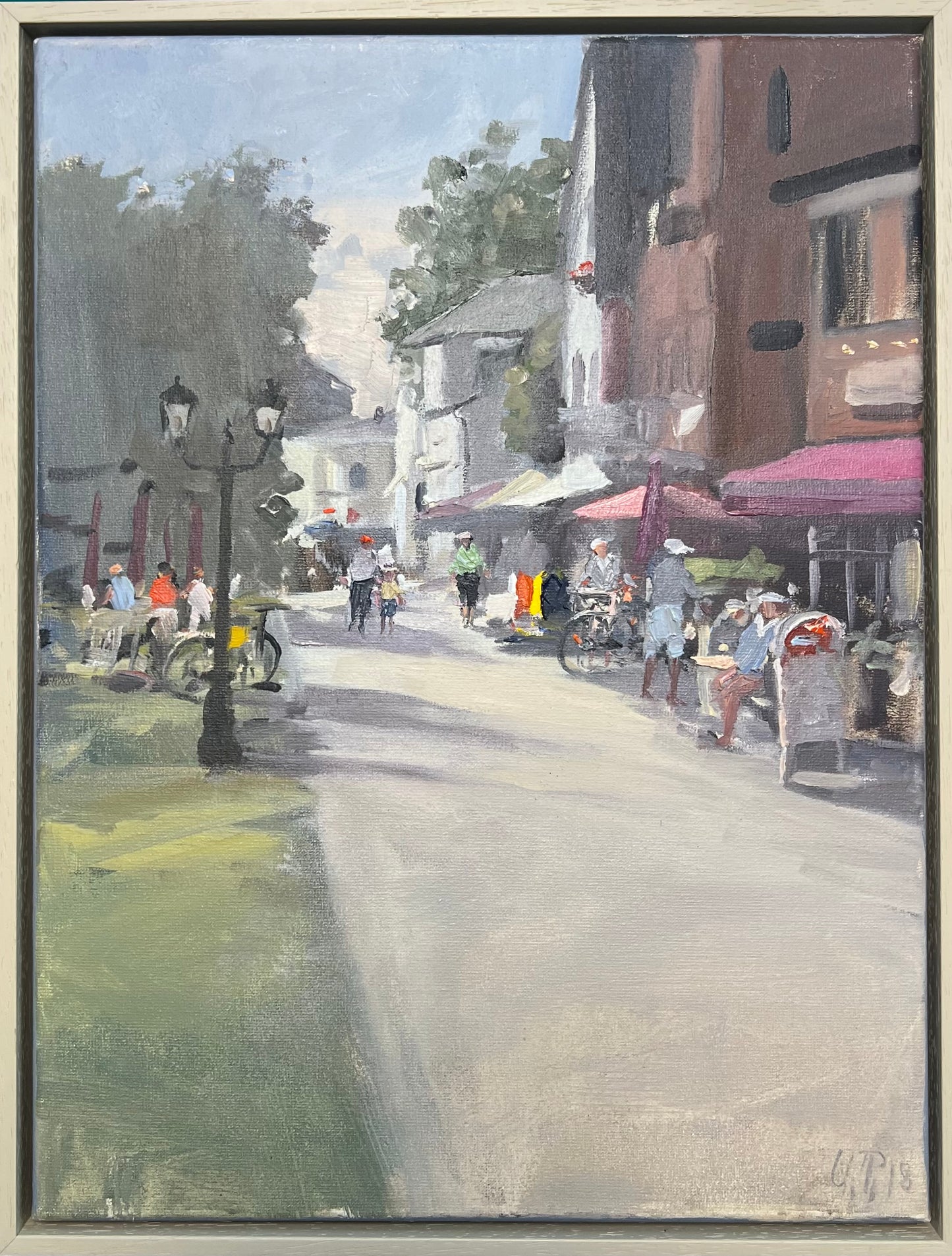 Petermann, Ulf, Wyk, 2018, Unikat, Öl auf Leinwand, 40 x 30,5 cm