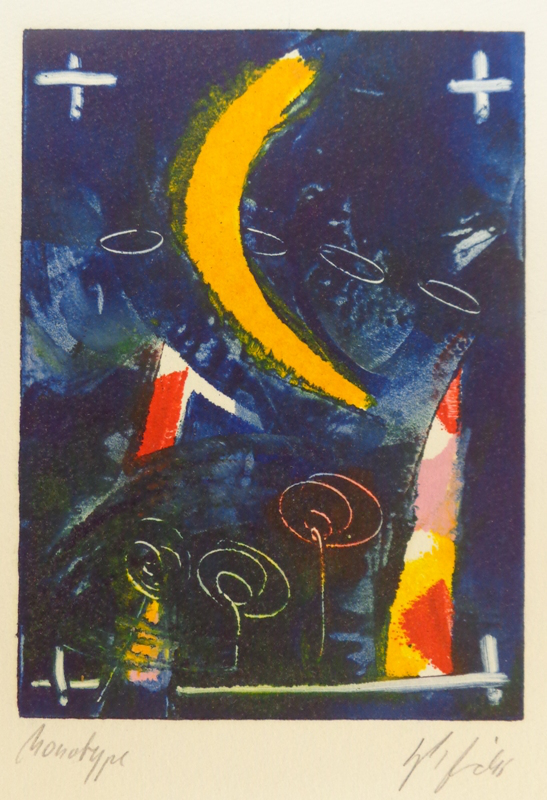 Moro, Jean Paul, Nächtlich, 28 x 23cm, Farbradierung