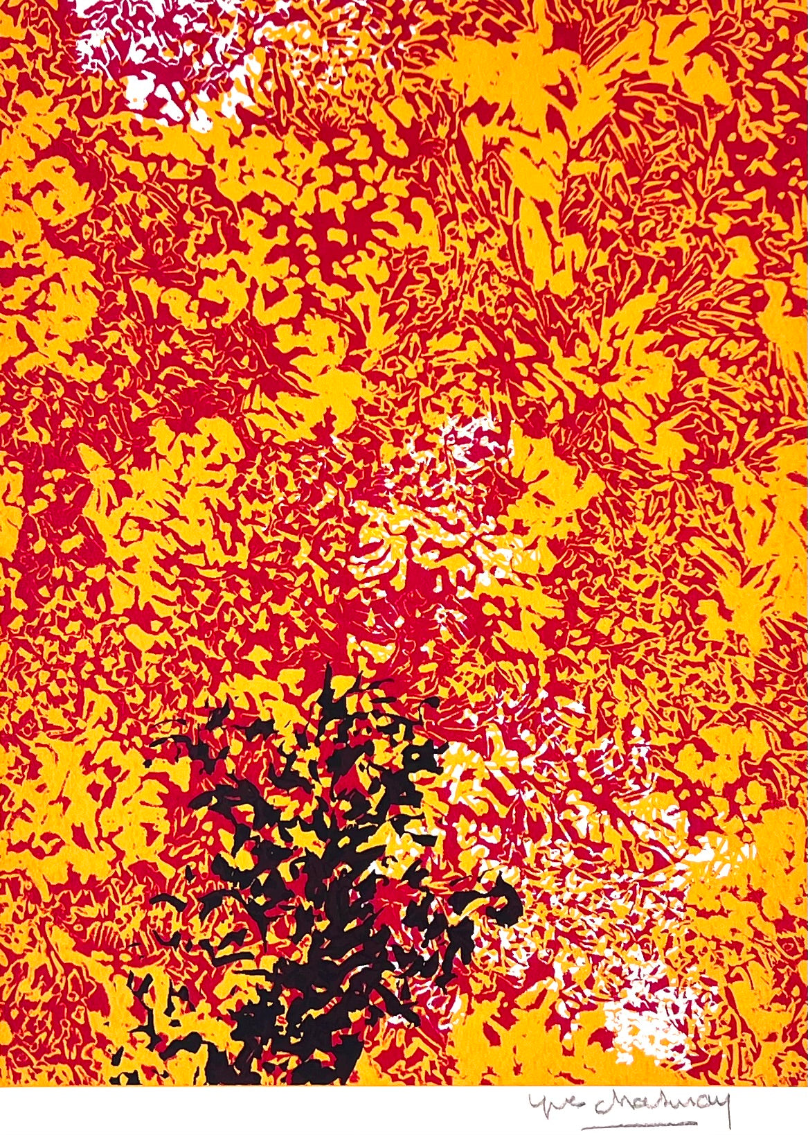 Charney, Yves, Ohne Titel, 38 x 39cm, Siebdruck