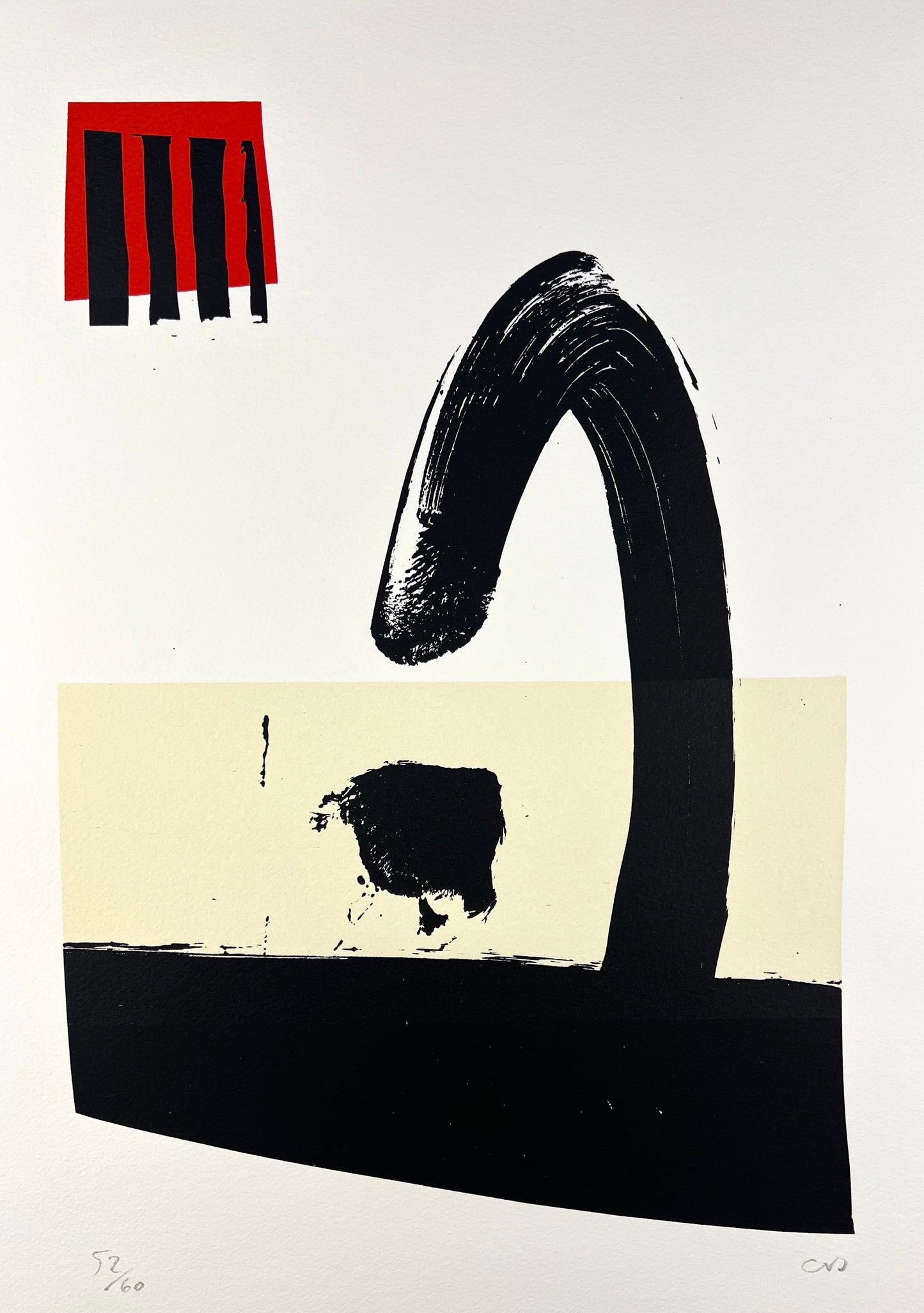 Schmetjen, Arno, Ohne Titel 3, 38 x 26cm, 52/60, Siebdruck
