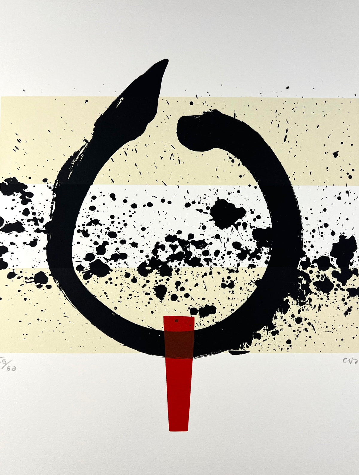 Schmetjen, Arno, Ohne Titel 4, 31 x 29cm, 56/60, Siebdruck