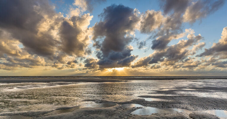 Reinstadler, Mario, Priele vor Sonnenuntergang, 55 x 105cm, 4/50, sw, Pigmentdruck