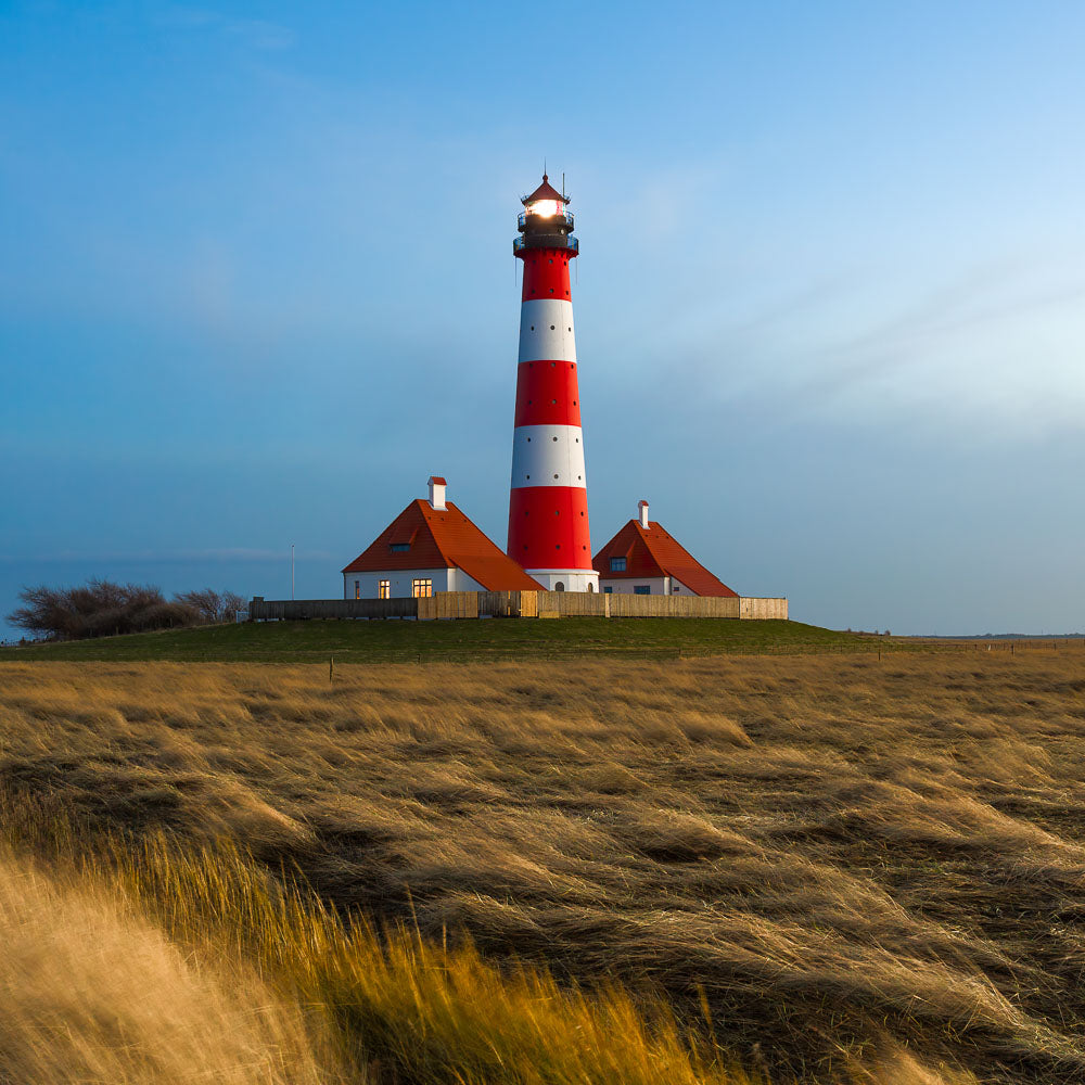 Reinstadler, Mario, Winterabend auf Westerhever, 35 x 35cm, Pigmentdruck