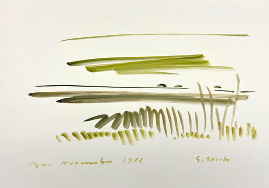 Sprotte, Siegward, 30. November 1992, 50,2 x 70,2cm, Aquarell auf Karton