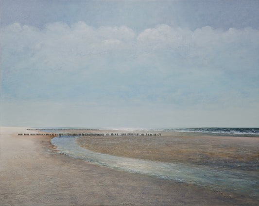 Rasch, Folkert, Bilder vom Meer E4, Öl auf Leinwand, 80x100 cm