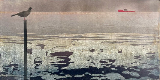 Nesterova & Tchepets, Abendstimmung I, 20 x 40cm, Mischtechnik