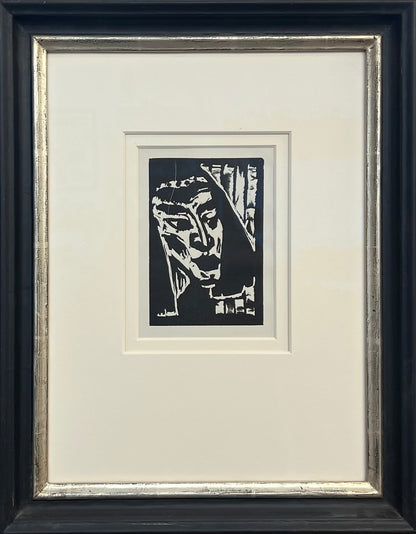Nolde, Emil, Ägypterin I, 15,3 x 10,4, Holzschnitt, 1910