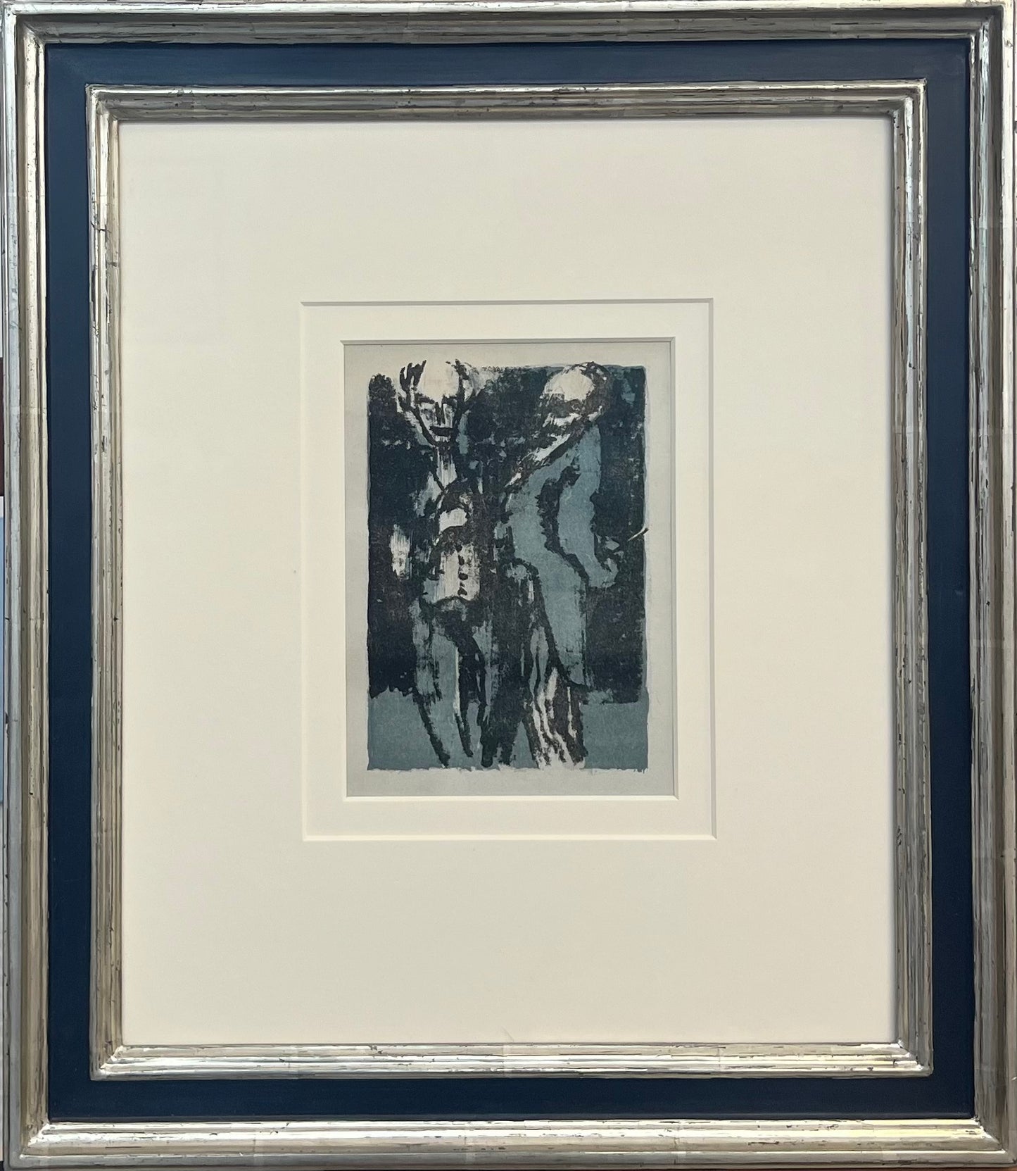 Nolde, Emil, Ältere Herren, 16,3 x 11,2cm, Lithografie, 1926