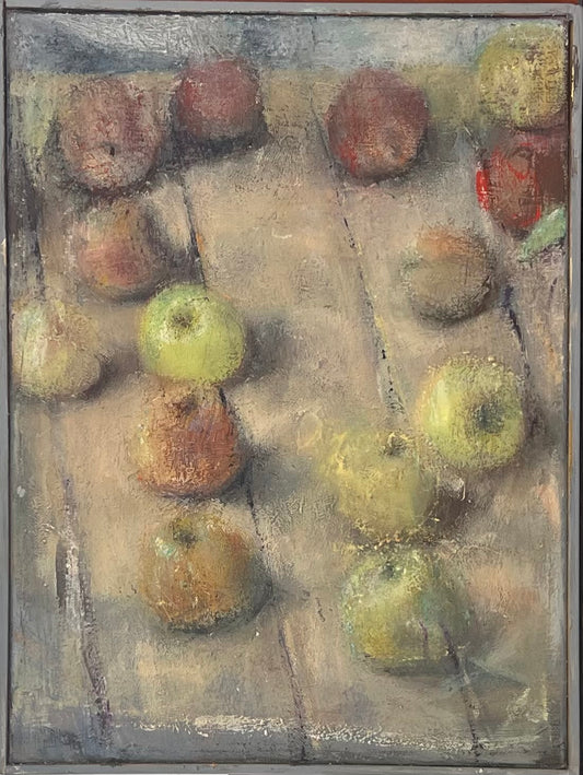 Feyen, Harald, Äpfel, 40 x 30cm, Ölgemälde