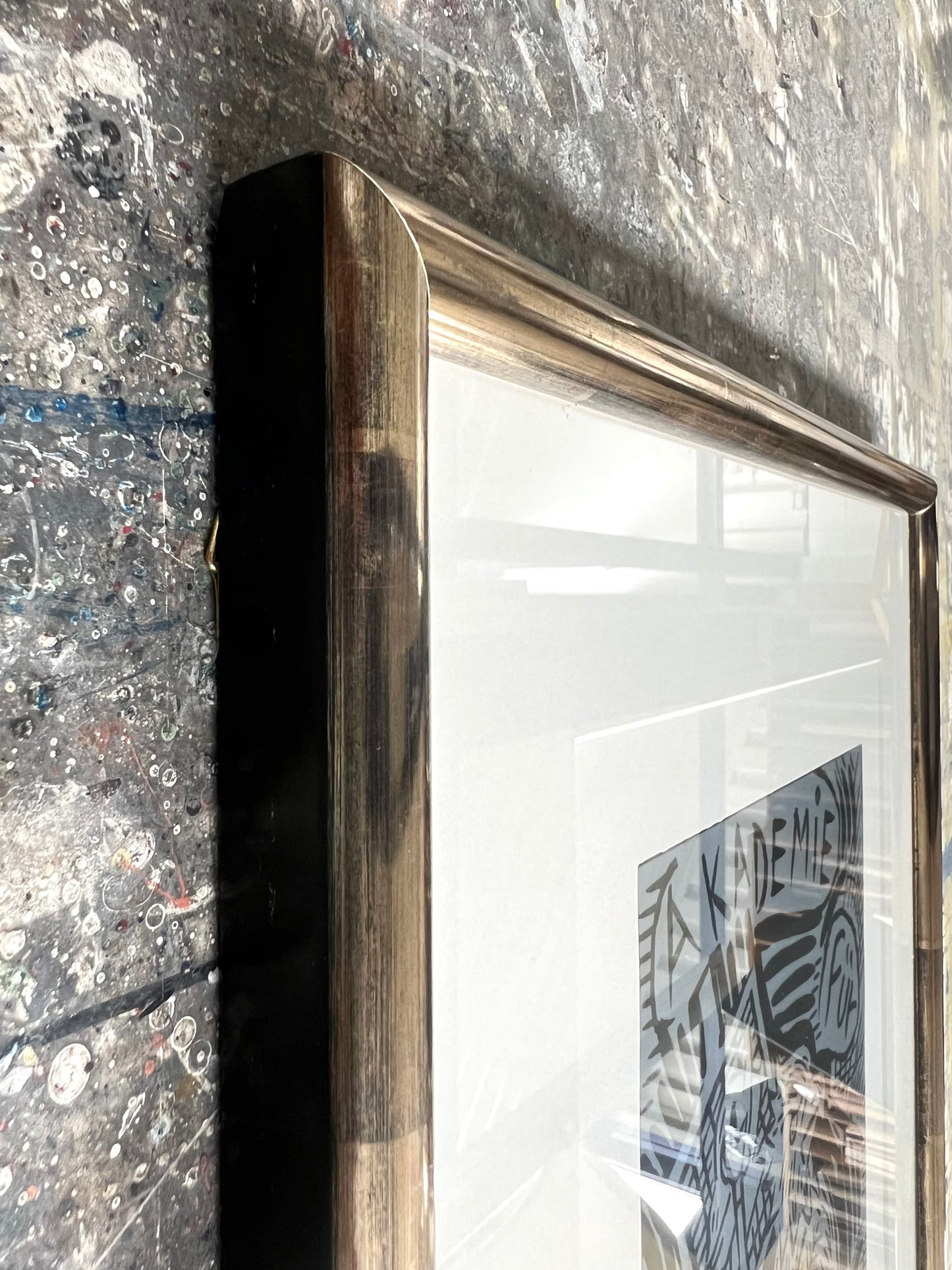 Immendorff, Jörg, Akademie für Adler, 30 x 21cm, Linolschnitt