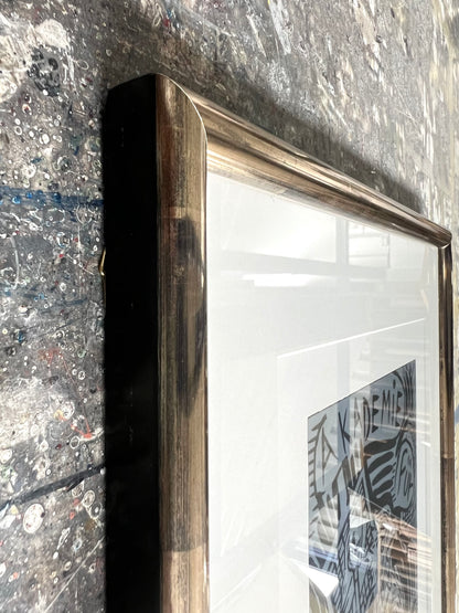 Immendorff, Jörg, Akademie für Adler, 30 x 21cm, Linolschnitt