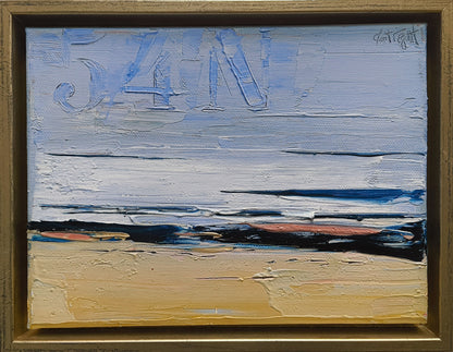 Tegtmeier, Claus, Am Meer, 18 x 24cm, Öl auf Leinwand