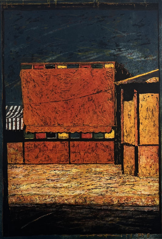 Andruchowicz, Dietlinde, After midnight I, 59 x 41cm, 13/90, Radierung