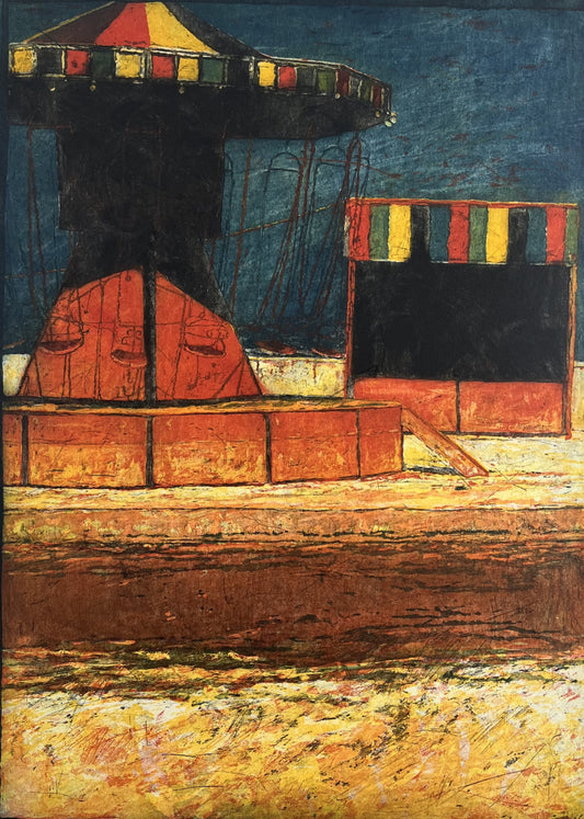 Andruchowicz, Dietlinde, After midnight, 59 x 41cm, 56/90, Radierung