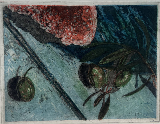 Andruchowicz, Dietlinde, Pane Olive, 18 x 13,7cm, 28/100, Radierung