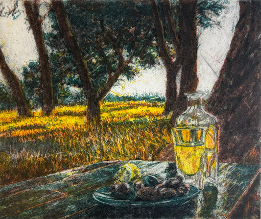 Andruchowicz, Dietlinde, Nachmittags, 21,8 x 26cm, 3/100, Radierung