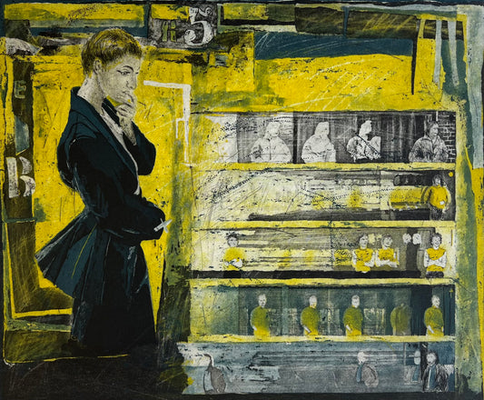 Andruchowicz, Dietlinde, Take five, 31,2 x 38cm, 49/90, Radierung