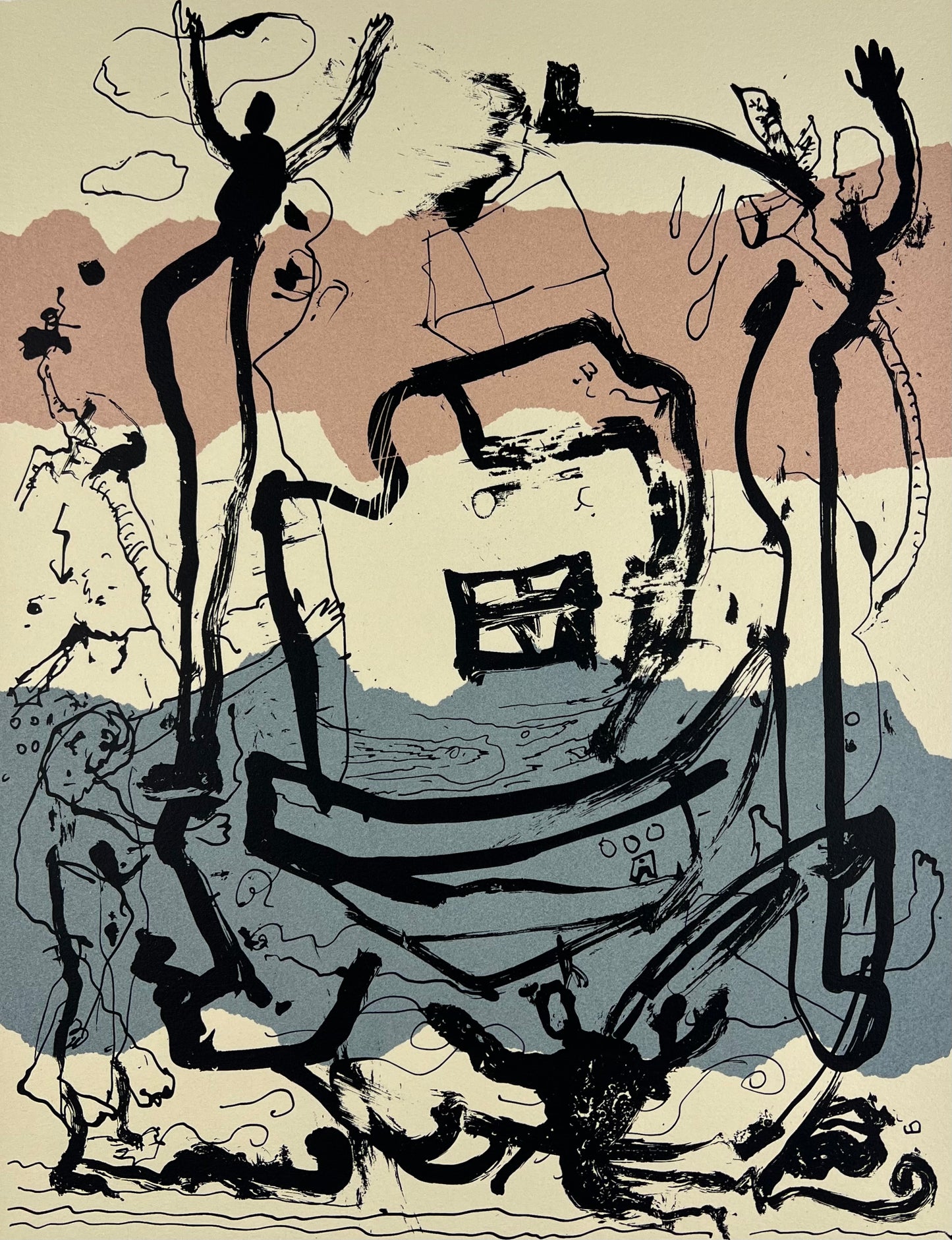 Schult, Frank, Arche, 39 x 30cm, 90/100, Siebdruck, 2003