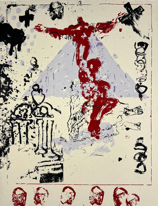 Schult, Frank, Auferstehung, 39 x 30cm, e.a., Siebdruck