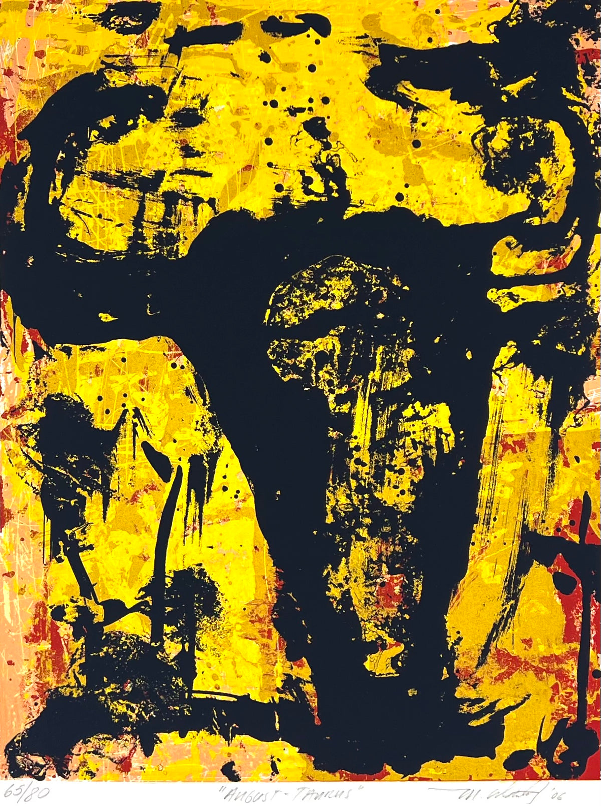 Alsterlind, Mark, August Taurus, 39 x 30cm, 65/80, Siebdruck, 2006