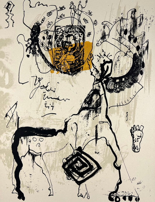 Schult, Frank, Auszug aus dem Paradies, 39 X 30cm, e.a., Siebdruck, 2003