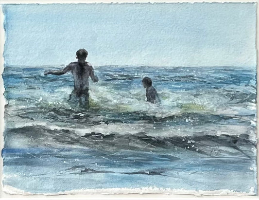 Meier, Wiebke, Badespaß, 20 x 30cm, Aquarell