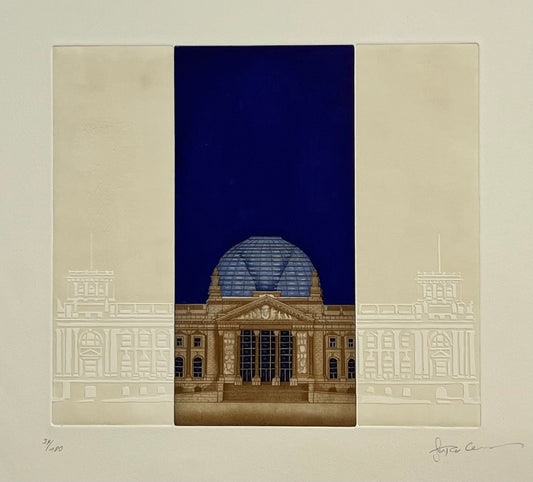 Robers, Joseph, Berlin Reichstag, 27,8 x 24,8cm, Radierung