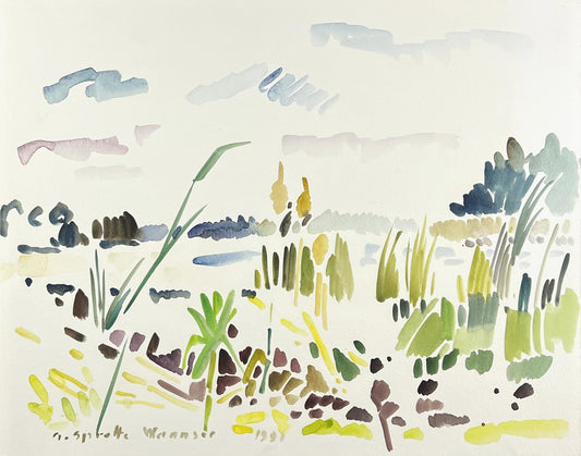 Sprotte, Siegward, Berlin/ Potsdam, 31,7 x 39,8cm, Aquarell auf Bütten