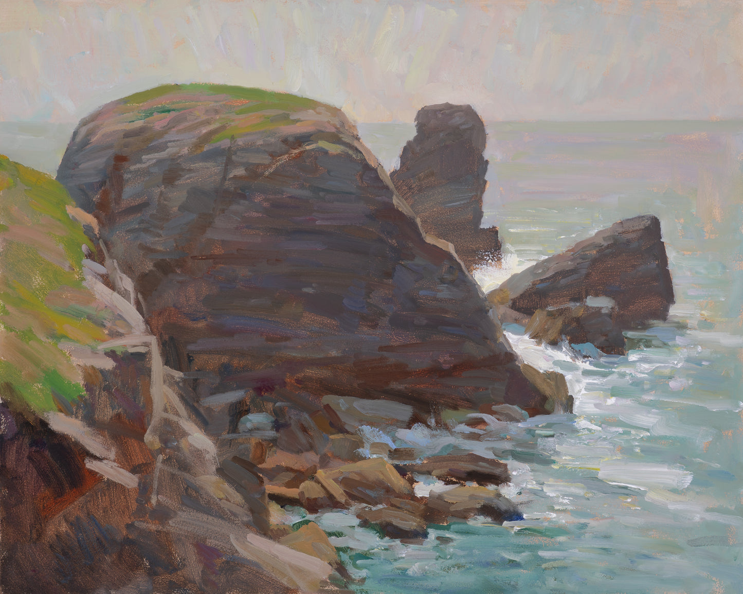 Wirtz, Björn, Bernad`s Morgenspaziergang, 40 x 50cm, Ölgemälde