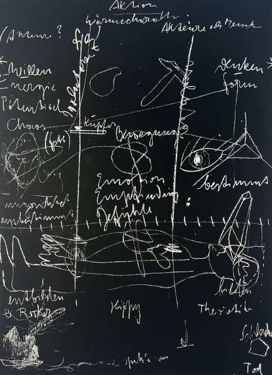Beuys, Joseph, Trilogie Tafel I, II, III, 37 x 27cm, Siebdruck
