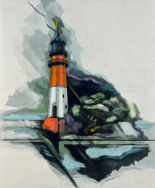 Bianga, Carl, Büsum, 30 x 25cm, Radierung,4/100, 1992