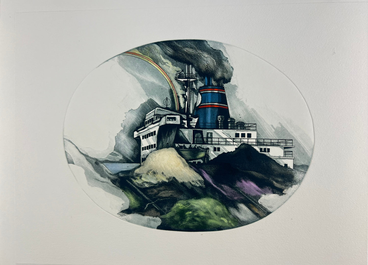 Bianga, Carl, Bulk, 24 x 31,5cm, Radierung,21/75, 1991