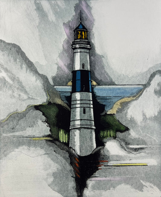 Bianga, Carl, Kampen, 30,4 x 24,7cm, Farbradierung