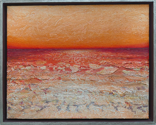 Rasch, Folkert, Bilder vom Meer Strand, Öl auf Leinwand, 40 x50cm